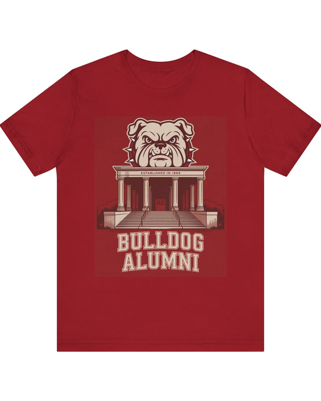 "Bulldog Alumni" Unisex Jersey Short Sleeve Tee