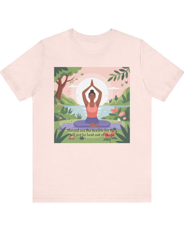 "Blessed are the Flexible" Unisex Short Sleeve Tee