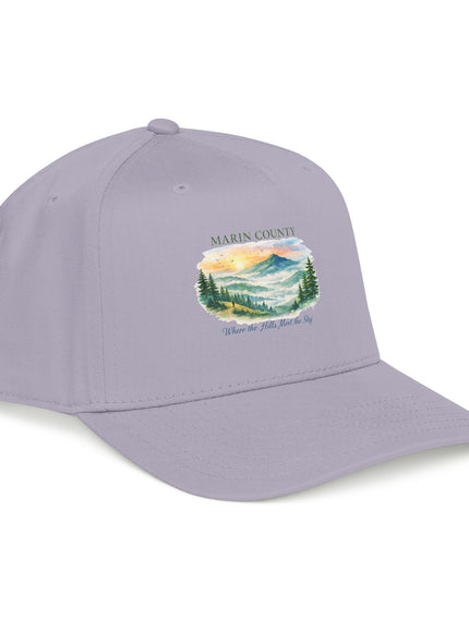 "Marin County, Where the Hills Meet the Sky" Mid Profile Baseball Cap