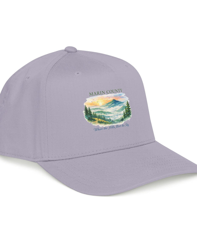 "Marin County, Where the Hills Meet the Sky" Mid Profile Baseball Cap