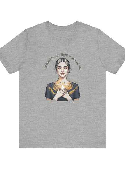 "Guided by the Light inside of Me" Unisex Jersey Short Sleeve Tee