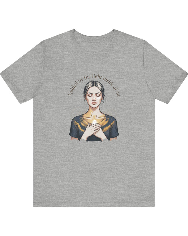 "Guided by the Light inside of Me" Unisex Jersey Short Sleeve Tee