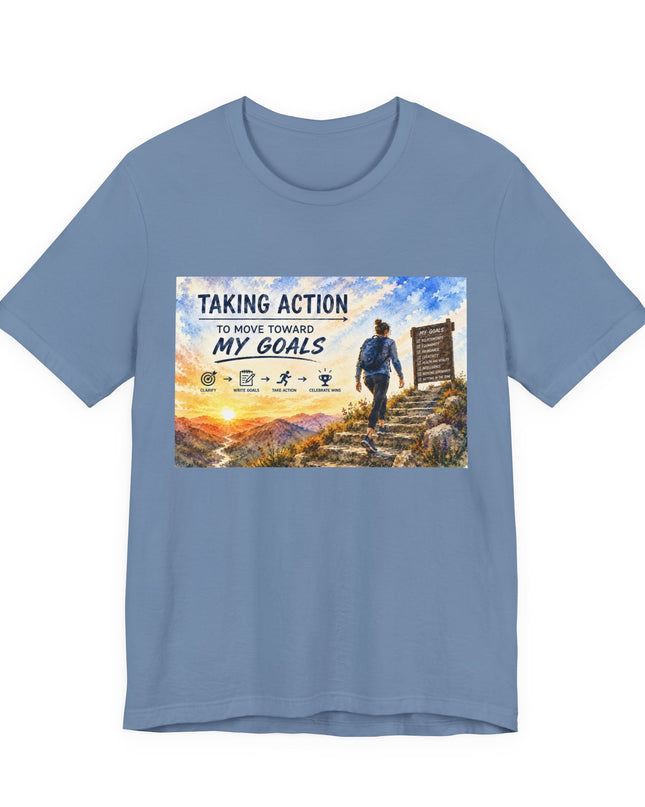 "Taking Action" Unisex Jersey Short Sleeve Tee