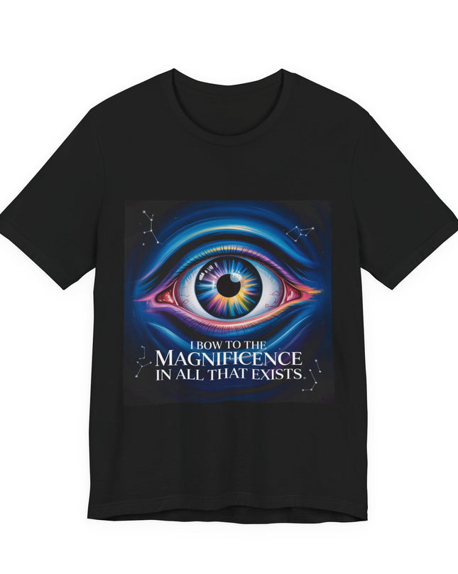 "I Bow to the Magnificence in all that Exists" Men's and Women's Jersey Short Sleeve Tee
