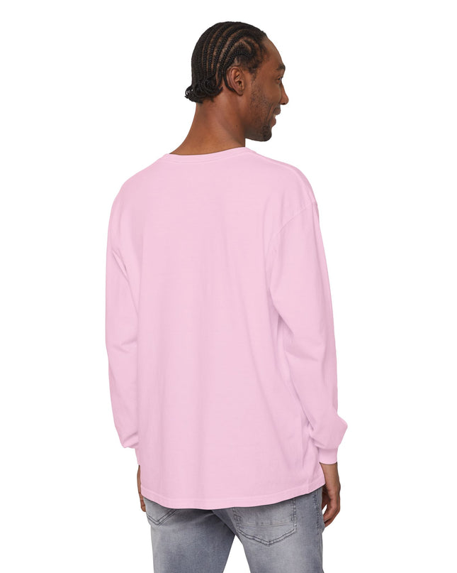"Courageous Change Happening Within" Unisex Garment-dyed Long Sleeve T-Shirt