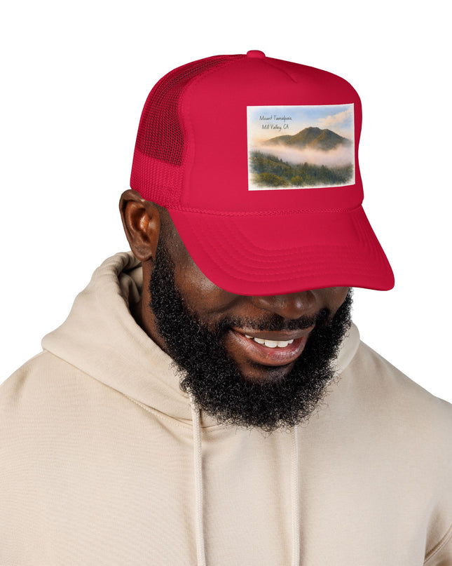 "Mount Tamalpais, Mill Valley, California" Foam Trucker Hat