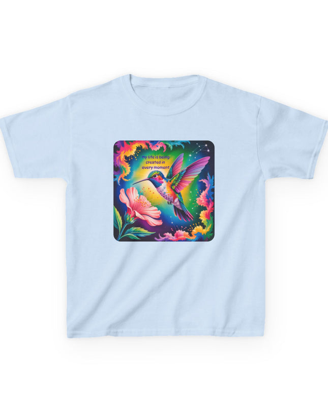 "My Life is Being Created in Every Moment" Kids Heavy Cotton Tee