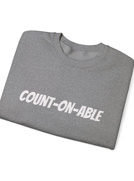 "Count-on-able" Unisex Adult Sweatshirt