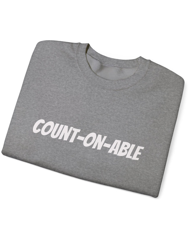 "Count-on-able" Unisex Adult Sweatshirt