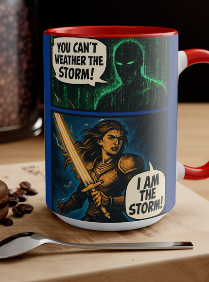 "I Am the Storm" Accent Mug