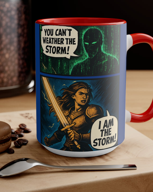 "I Am the Storm" Accent Mug