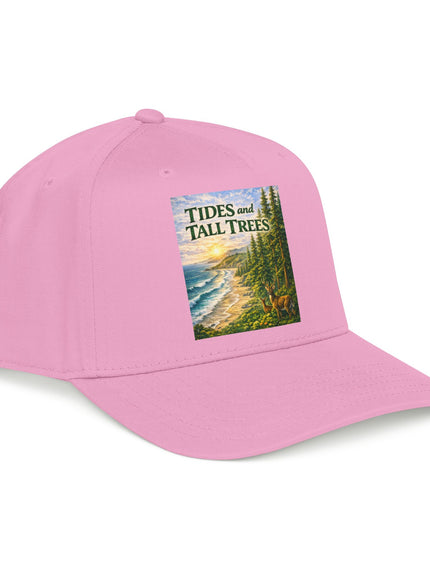"Tides and Tall Trees" Mid Profile Baseball Cap