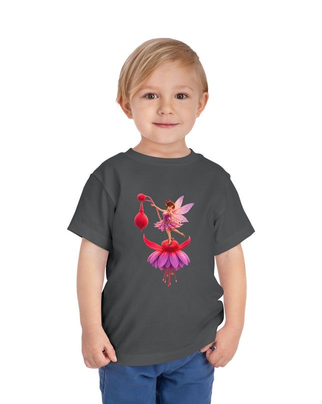 "Fuchsia Fairy" Toddler Short Sleeve Tee