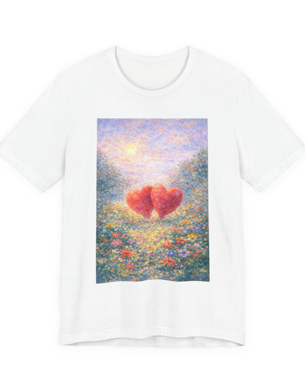 "Valentine's Day - Monet Style" Unisex Jersey Short Sleeve Tee