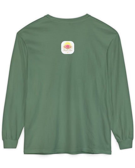 "Happy Valentine's Day" Unisex Garment-dyed Long Sleeve T-Shirt