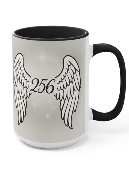 "Celestial Angel Wings 256" Accent Mug