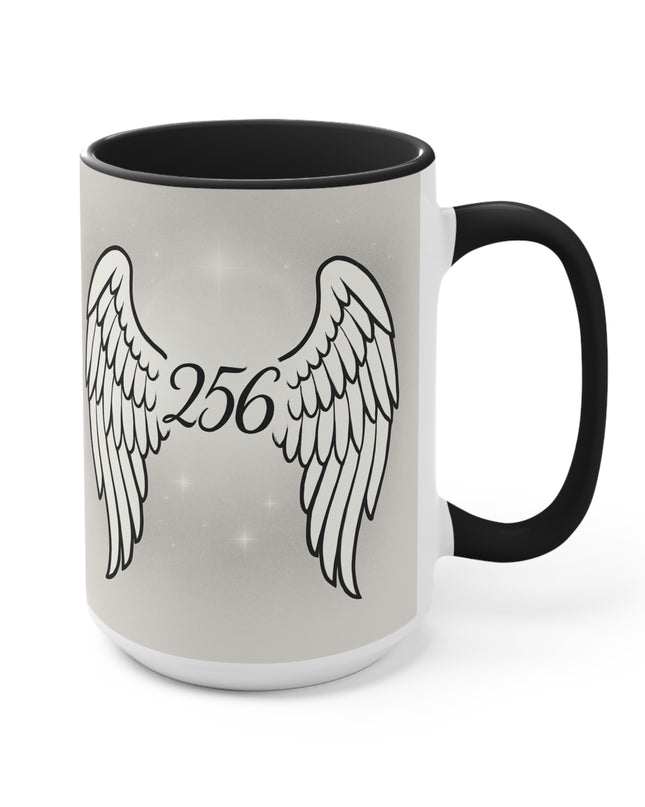 "Celestial Angel Wings 256" Accent Mug