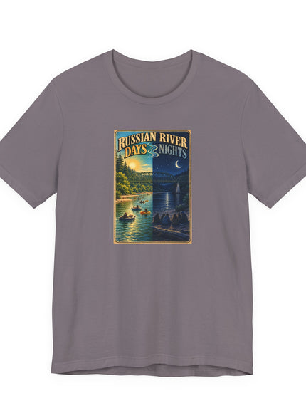 "Russian River Days, Russian River Nights" Unisex Jersey Short Sleeve Tee