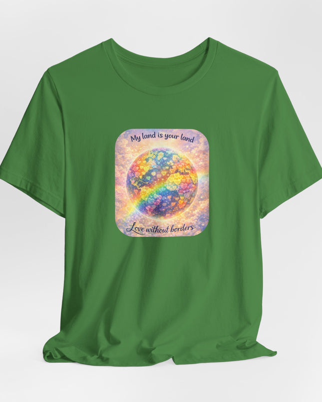 "My Land is Your Land" Unisex Jersey Short Sleeve Tee