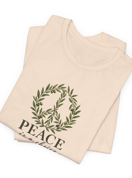 "Peace is a Choice" Unisex Jersey Short Sleeve Tee