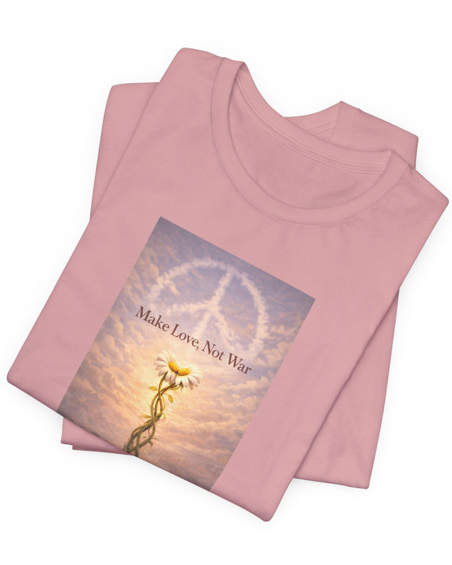 "Make Love Not War" Unisex Jersey Short Sleeve Tee