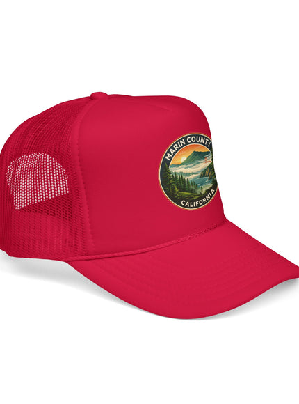 "Marin County, Above the Fog" Foam Trucker Hat