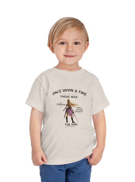 "She Saved Herself V2" Toddler Short Sleeve Tee