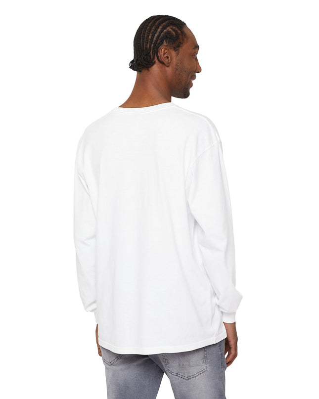 "Stop Feeding What Doesn't Serve You" Unisex Garment-dyed Long Sleeve T-Shirt