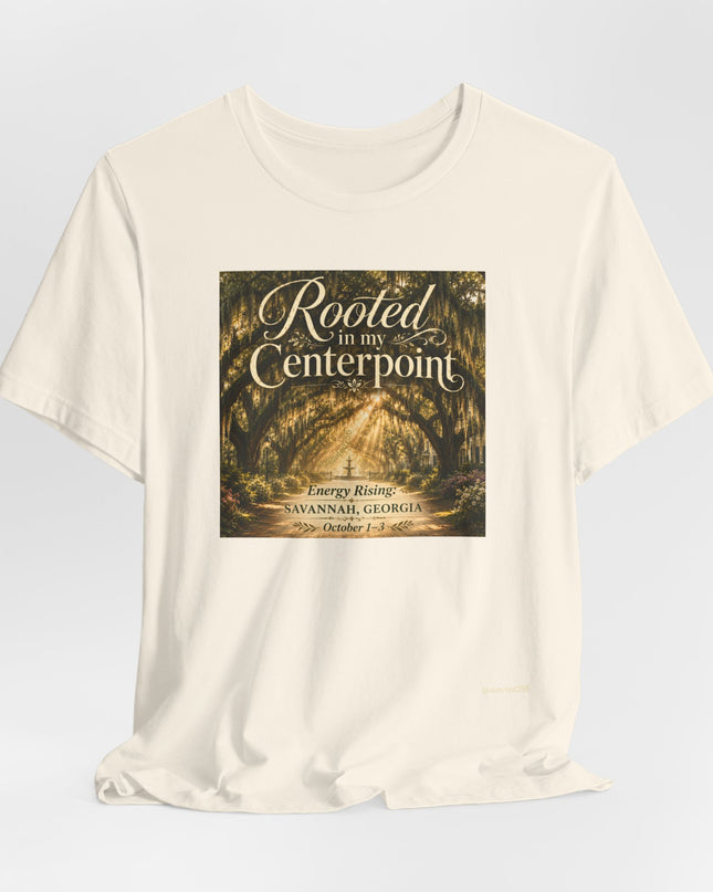 "Rooted in my Centerpoint" Unisex Jersey Short Sleeve Tee