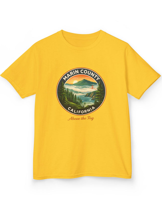 "Marin County, Above the Fog" Kids Heavy Cotton Tee