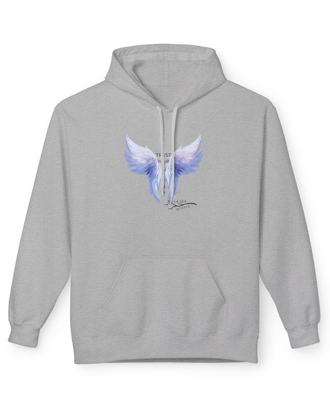 "Trust your Wings, Not the Branch" Unisex Midweight Softstyle Fleece Hoodie