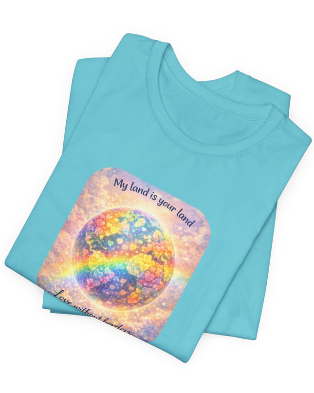 "My Land is Your Land" Unisex Jersey Short Sleeve Tee