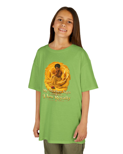 "My Mother Says I am Royalty" Kids Heavy Cotton Tee