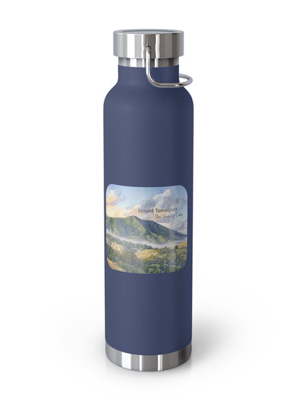 "Mount Tamalpais, the Sleeping Lady" Copper Vacuum Insulated Bottle, 22oz