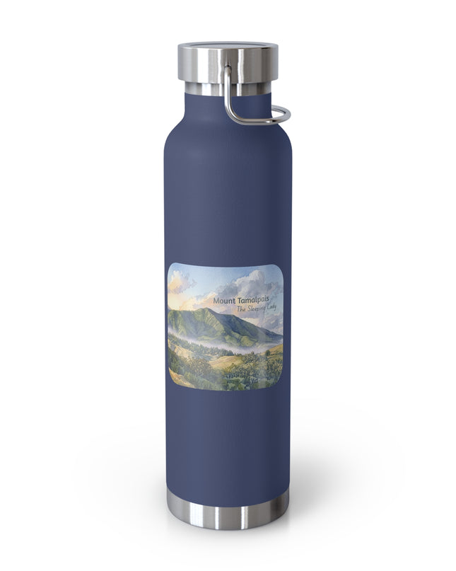 "Mount Tamalpais, the Sleeping Lady" Copper Vacuum Insulated Bottle, 22oz
