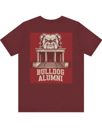 "Bulldog Alumni" Unisex Jersey Short Sleeve Tee