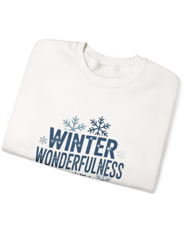 "Winter Wonderfulness" Unisex Adult Sweatshirt