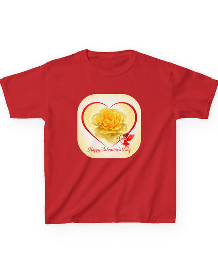 "Happy Valentine's Day" Kids Heavy Cotton Tee