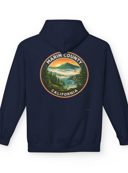 "Marin County, Above the Fog- no text" Unisex Midweight Softstyle Fleece Hoodie