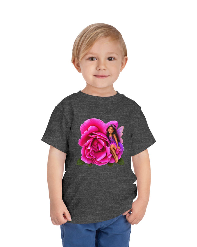"Rose Fairy" Toddler Short Sleeve Tee