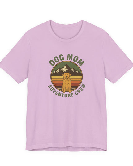 "Dog Mom Adventure Crew" Unisex Jersey Short Sleeve Tee