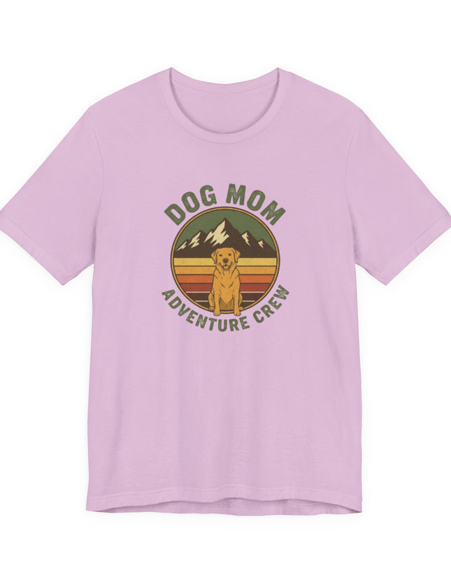 "Dog Mom Adventure Crew" Unisex Jersey Short Sleeve Tee