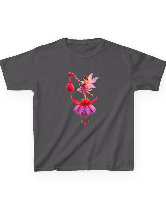 "Fuchsia Fairy" Kids Heavy Cotton Tee