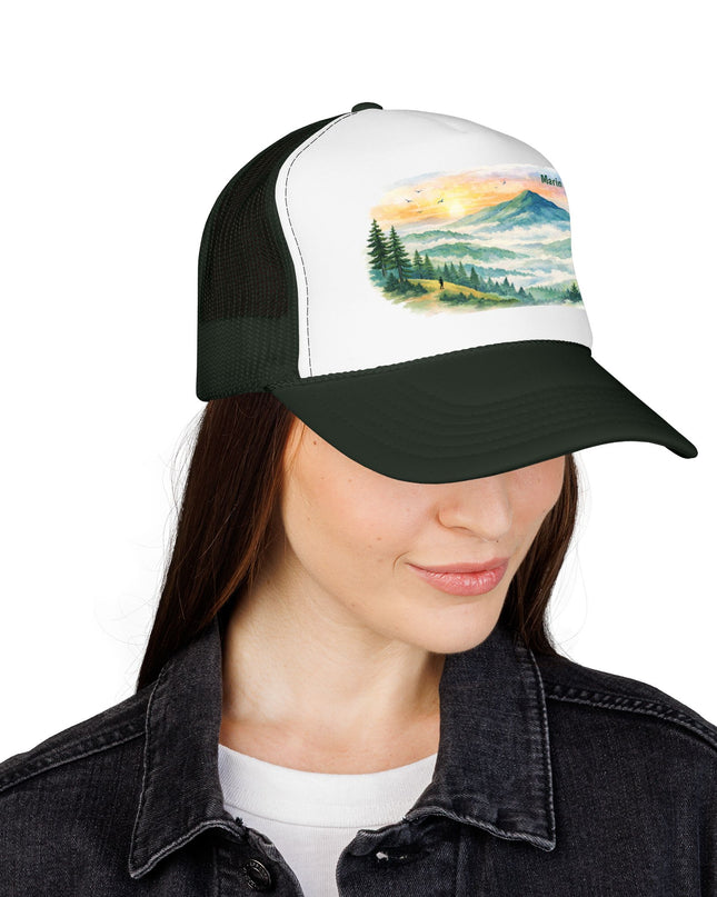 "Marin County, Where the Hills Meet the Sky" Foam Trucker Hat