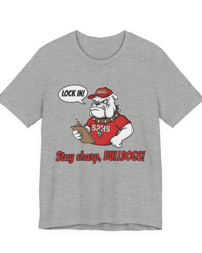 "Lock in, Stay Sharp" Unisex Jersey Short Sleeve Tee
