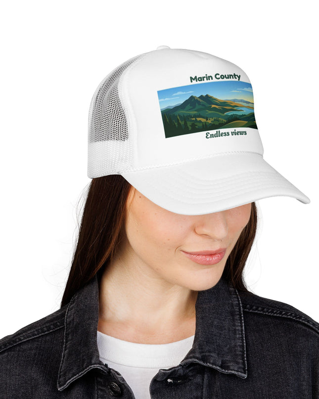 "Marin County, Endless Views" Foam Trucker Hat