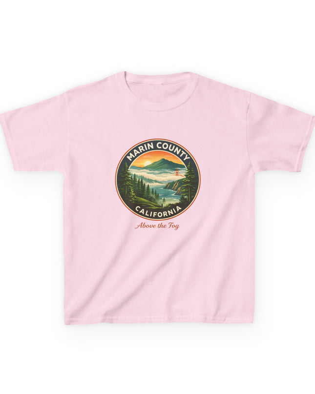 "Marin County, Above the Fog" Kids Heavy Cotton Tee