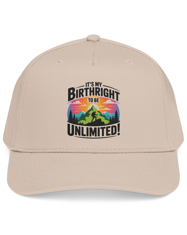 "It's my Birthright to be Unlimited" Mid Profile Baseball Cap