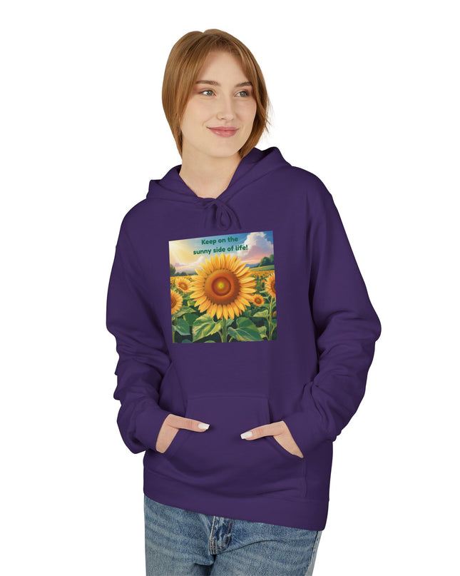 "Keep on the Sunny Side of Life" Unisex Midweight Softstyle Fleece Hoodie