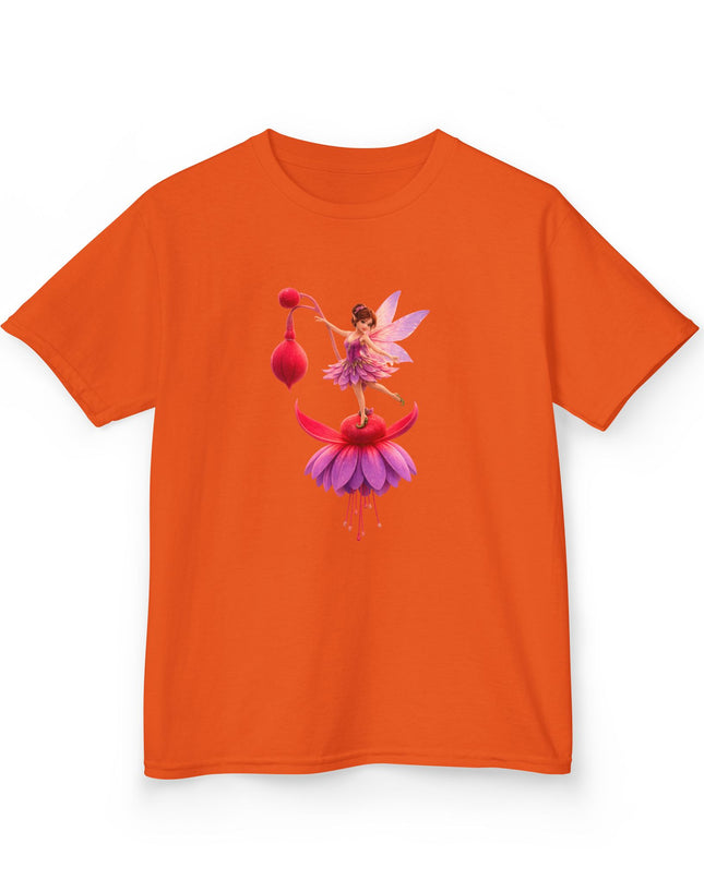 "Fuchsia Fairy" Kids Heavy Cotton Tee
